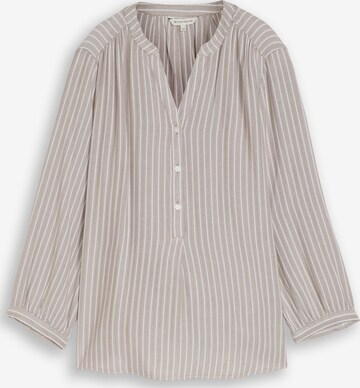 Chemisier TOM TAILOR en blanc : devant