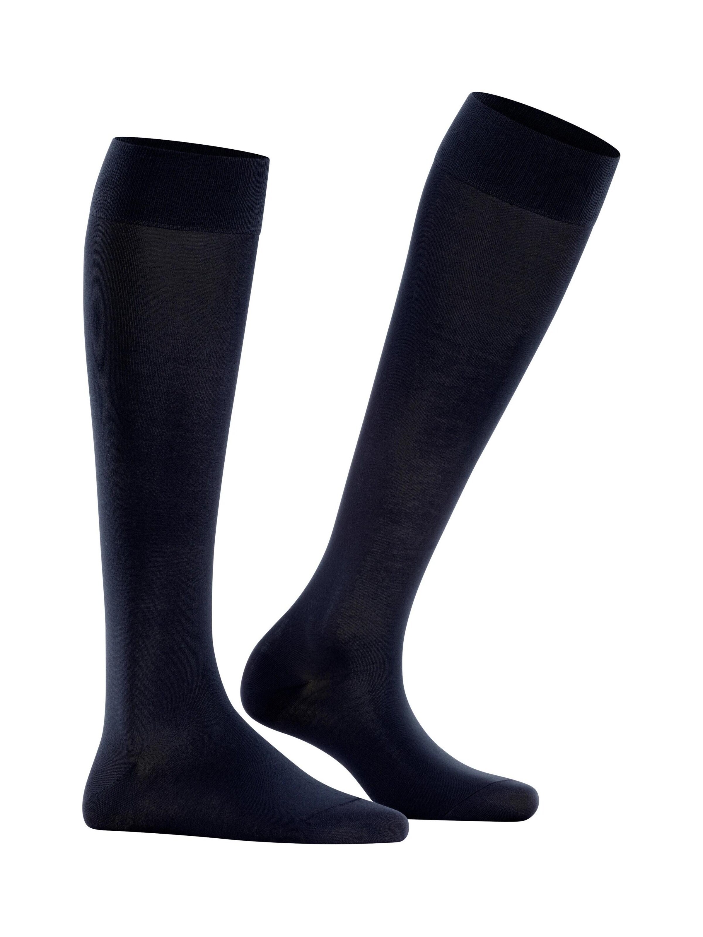 FALKE Kniestrümpfe 'Cotton Touch'‌‌‌ in Blau