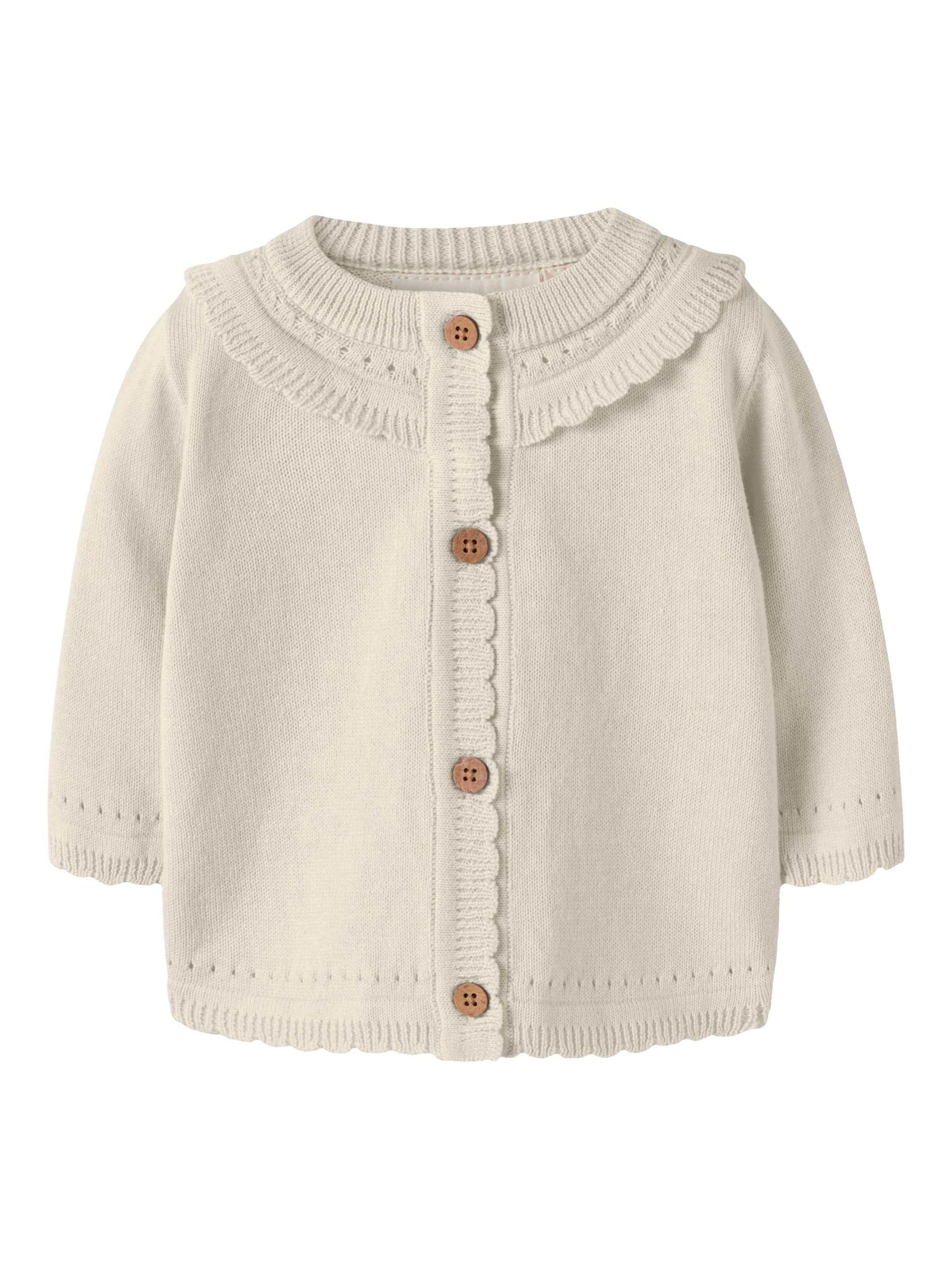 Cardigan Lil'Atelier en blanc : devant