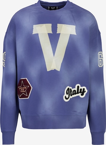 19V69 ITALIASweater majica 'Omero' - plava boja: prednji dio