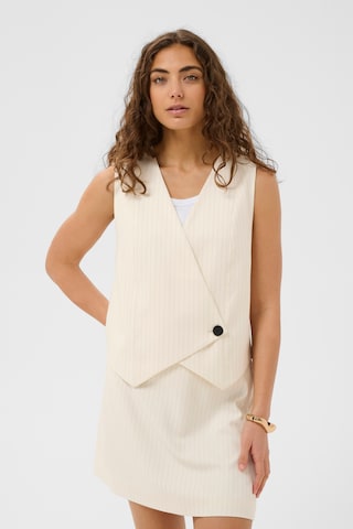 CULTURE Vest 'Nilea' i hvid: forside