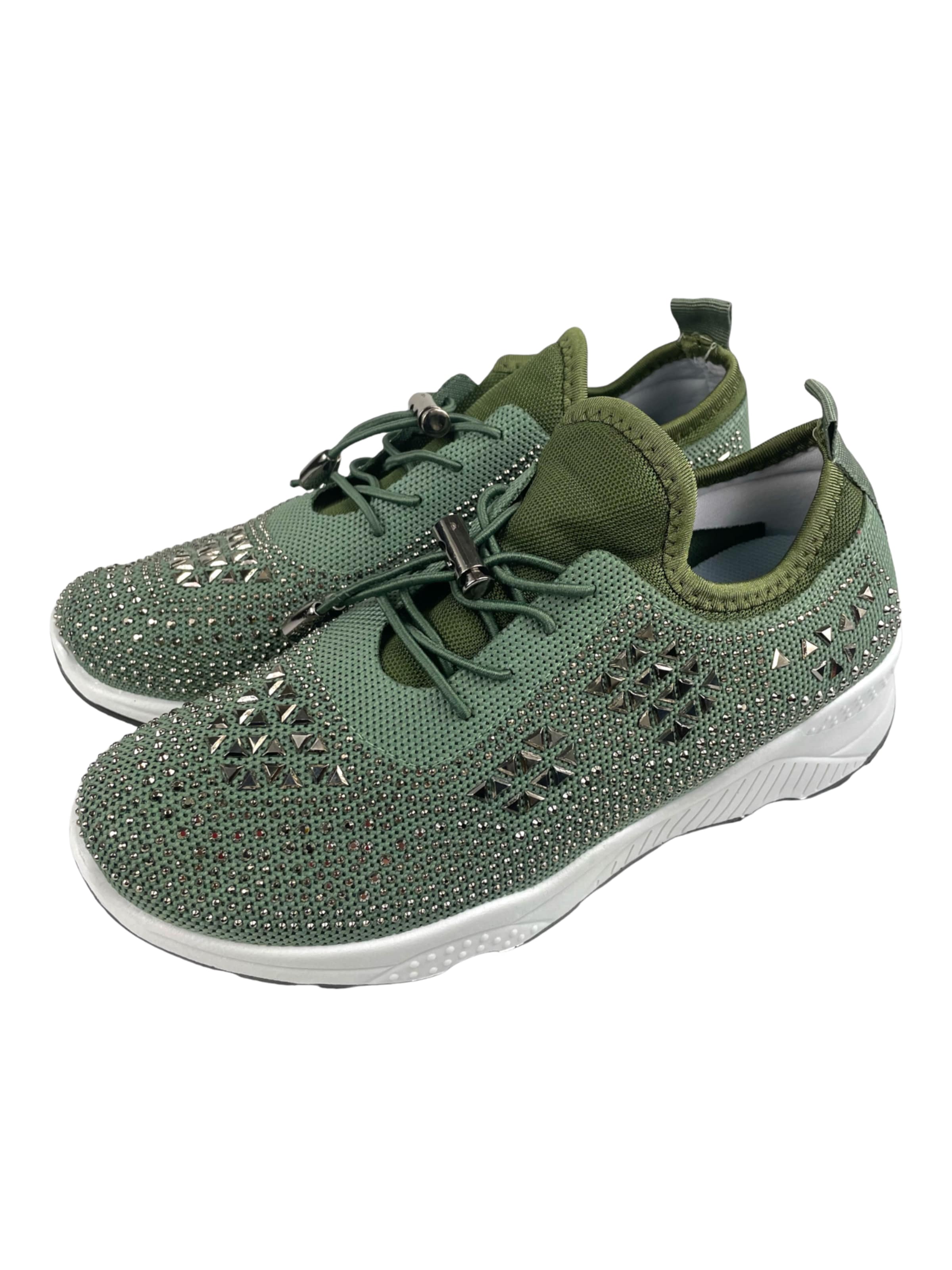 Kumixi Slip-ons 'Sneaker' in Green