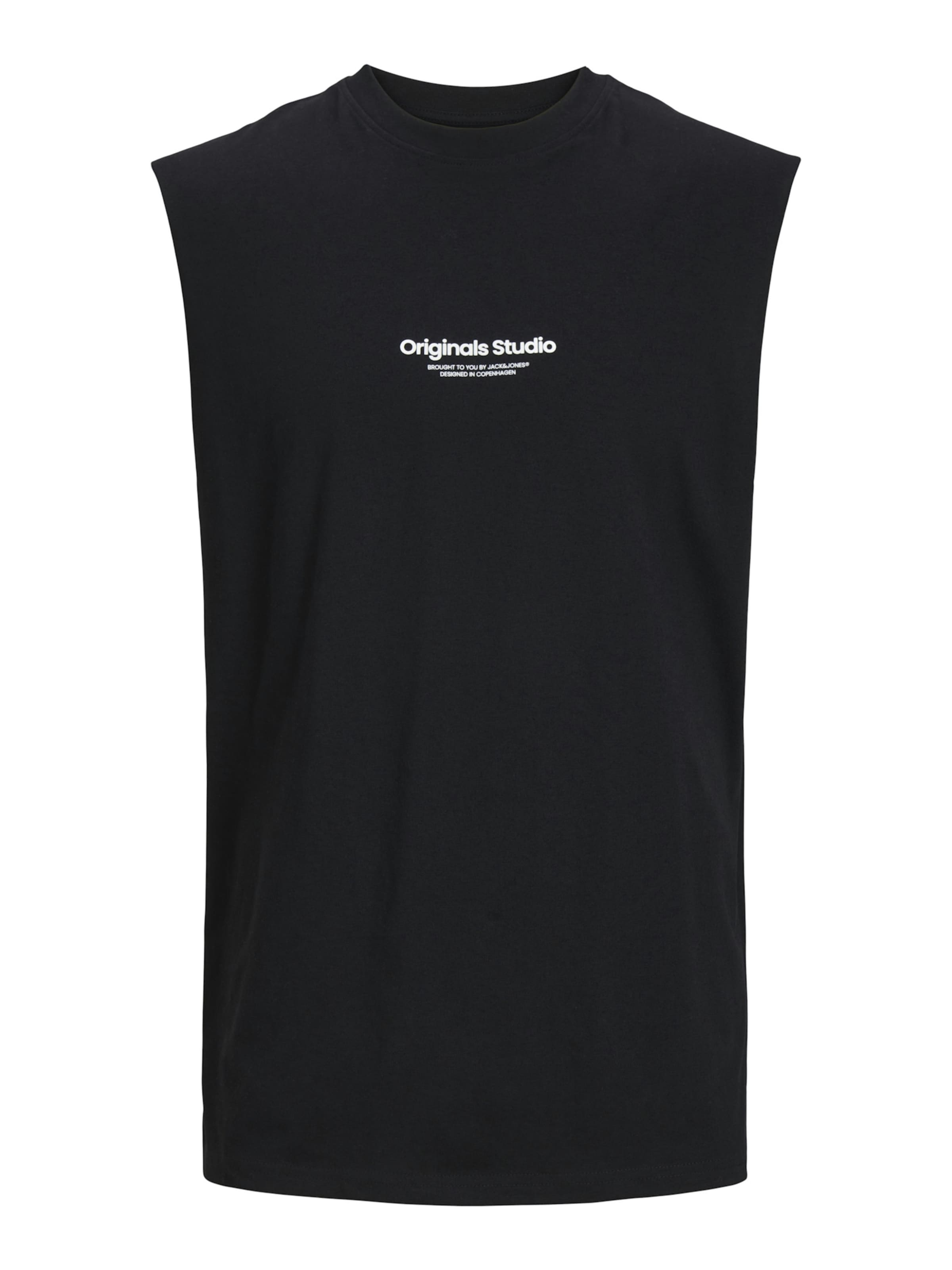 JACK & JONES Undershirt 'VESTER' in Black