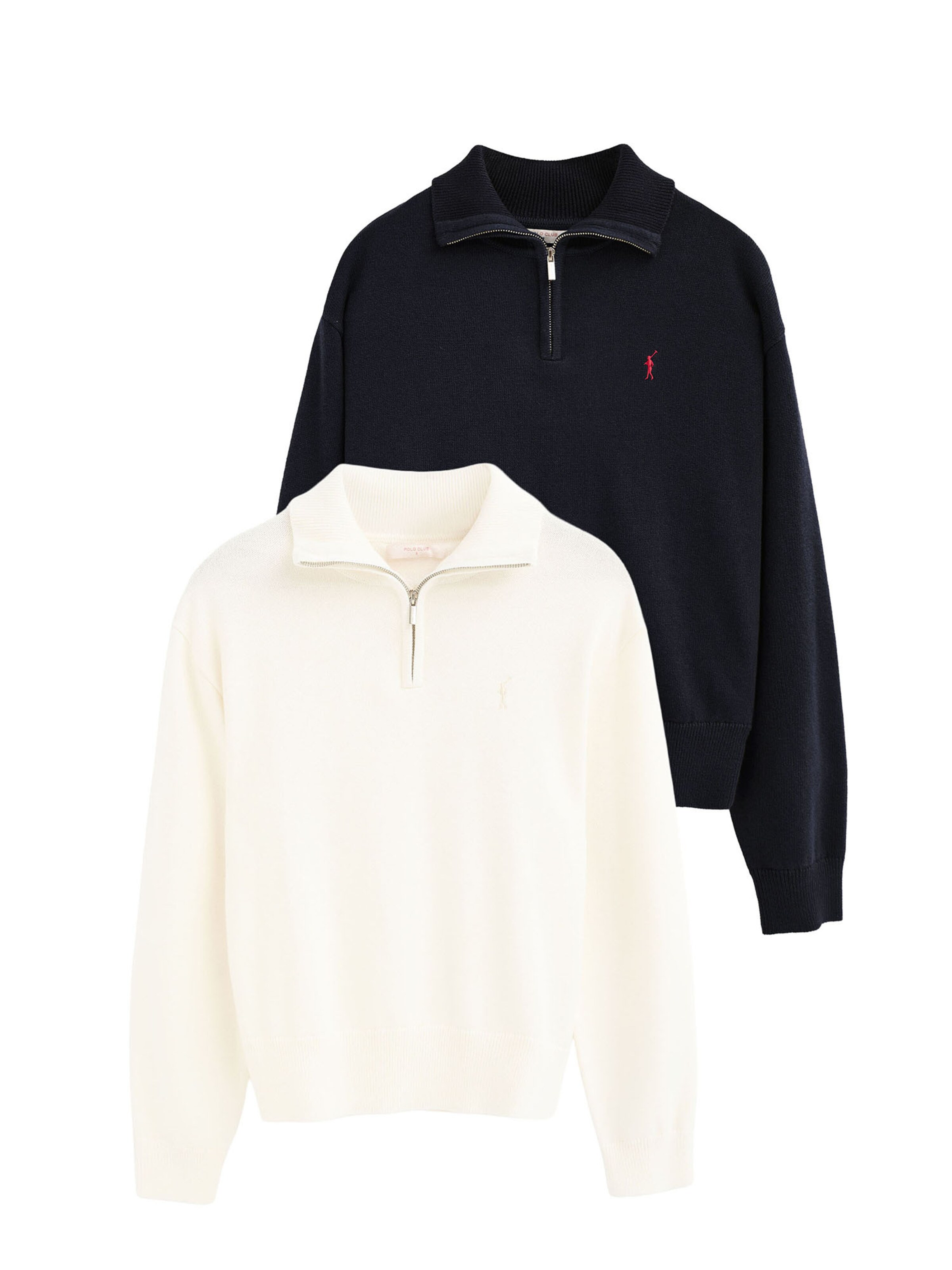 Polo Club Sweater in Beige: front