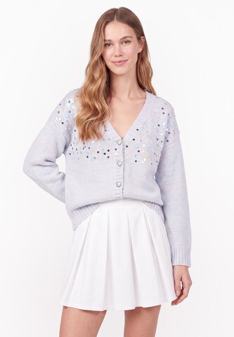 Cardigan 'Young Fashion' MYMO en bleu : devant