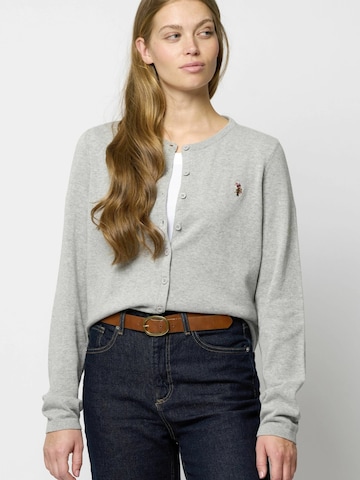 U.S. POLO ASSN. Cardigan 'Kimmi' in Grau