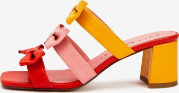 Mule 'THE TOOLIPED BOWS' Katy Perry en mélange de couleurs