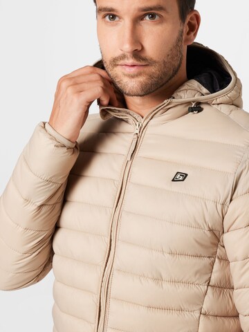 BLEND Winter Jacket 'Romsey' in Beige