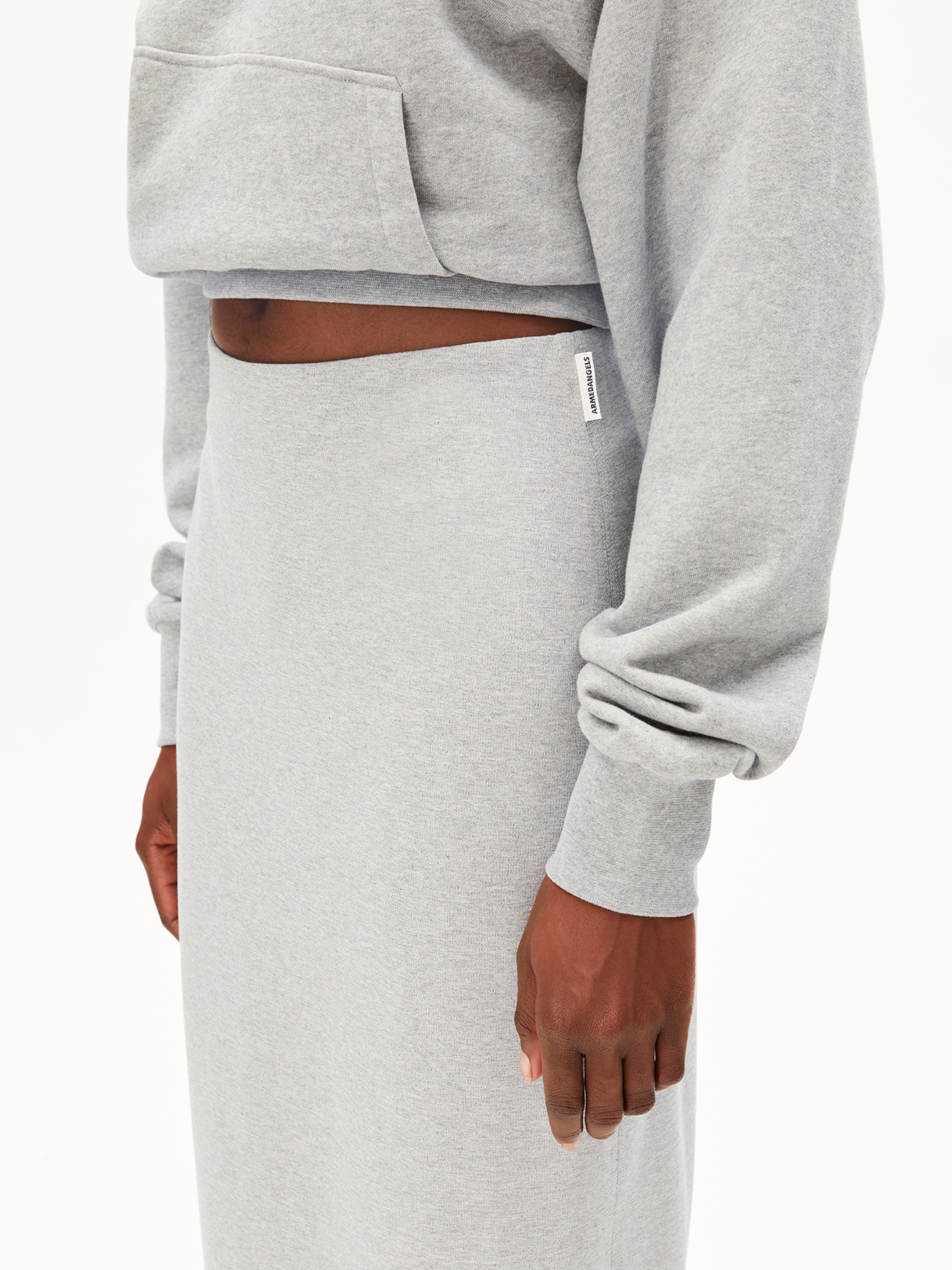 ARMEDANGELS Rok in Grijs: voorkant