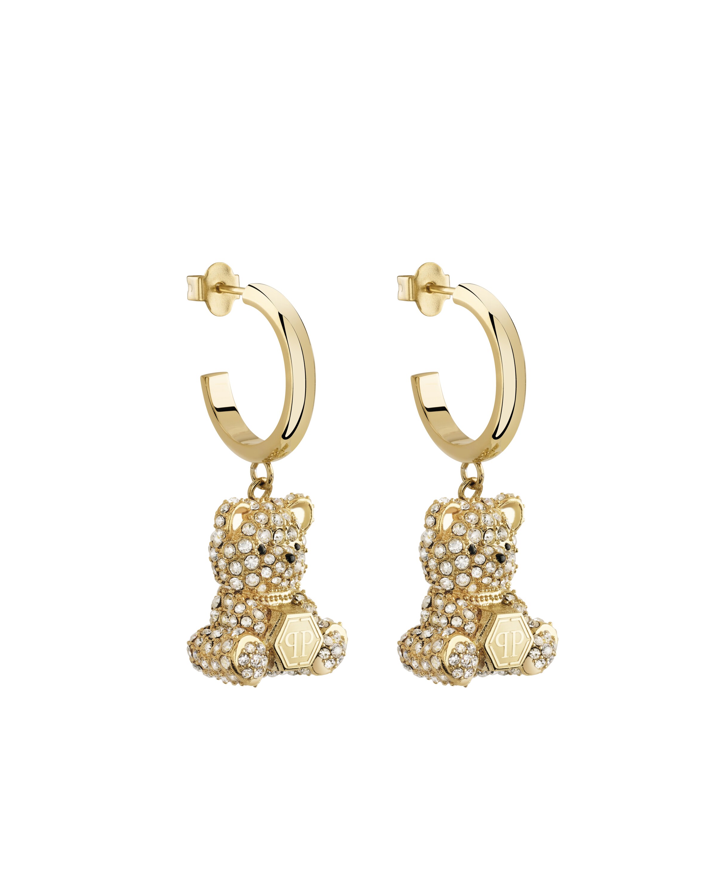 Philipp Plein Jewellery Earrings 'PLEIN VALENTINE' in Gold