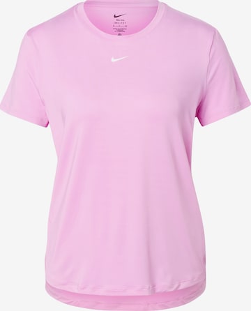 Tricou funcțional 'ONE CLASSIC' de la NIKE pe roz: față