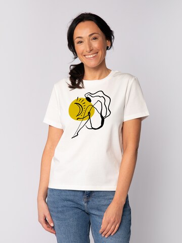T-shirt 'Self Love' Watapparel en blanc : devant