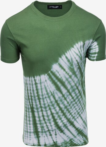 T-Shirt 'S1617' Ombre en vert : devant