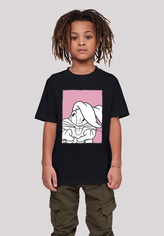 T-Shirt 'Looney Tunes Bugs Bunny' F4NT4STIC en noir : devant