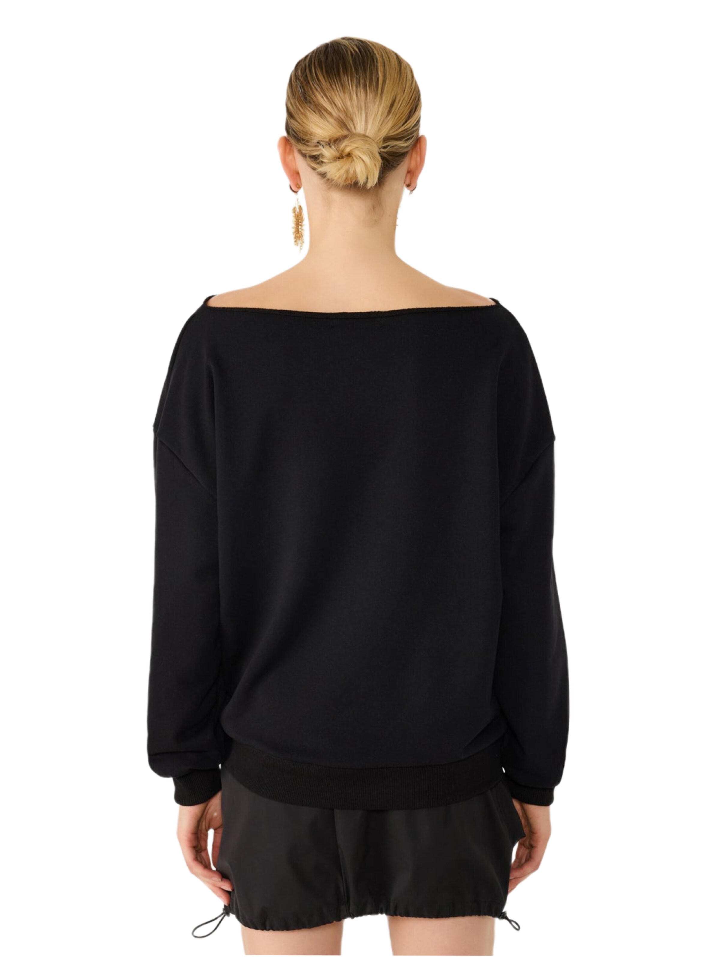 No Matter What Sweatshirt in Zwart