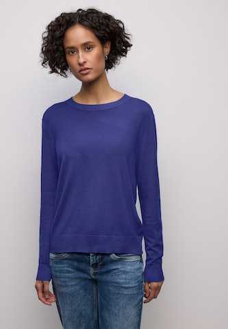STREET ONE Pullover in Blau: Vorderseite