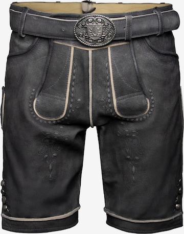Regular Pantalon folklorique ' Kuno ' Krüger Buam en gris : devant