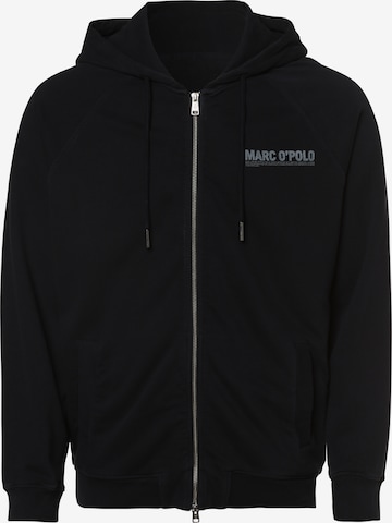 Marc O'Polo Zip-Up Hoodie in Blue: front