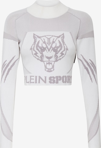 Plein Sport - Camisa funcionais em branco: frente