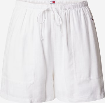 Tommy Jeans Regular Bukse i hvit: forside