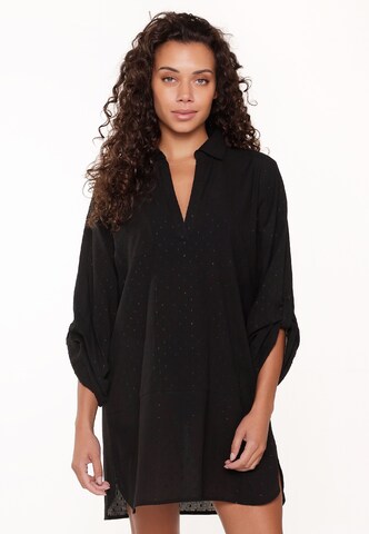 LingaDore Beach Dress in Black: front