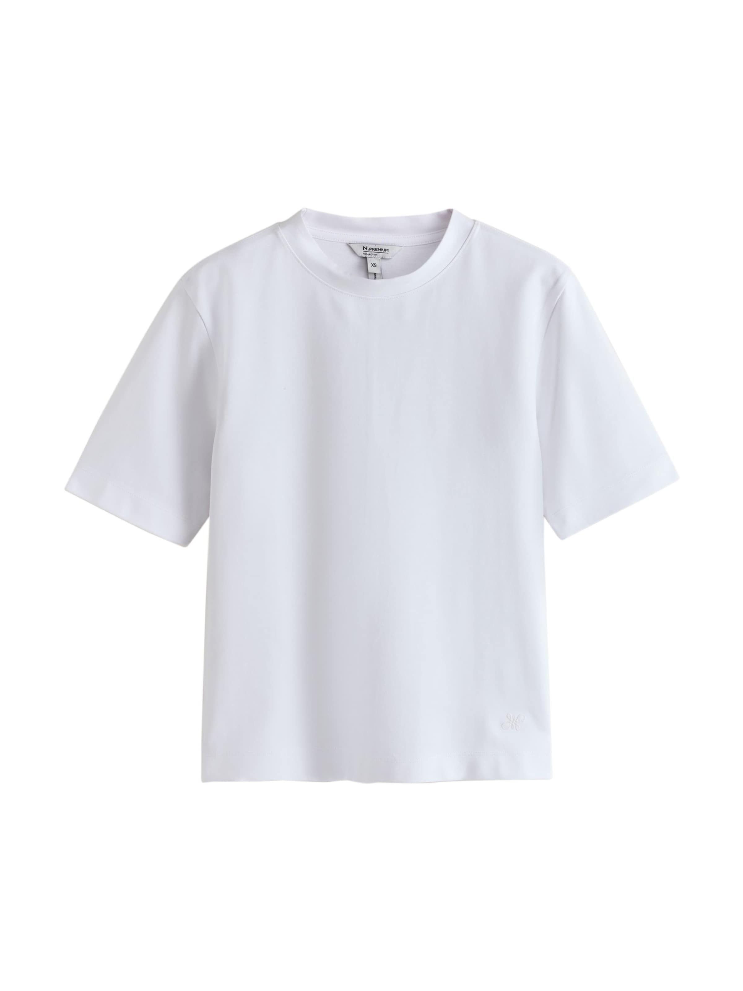 T-shirt 'N. Premium' Next en blanc : devant