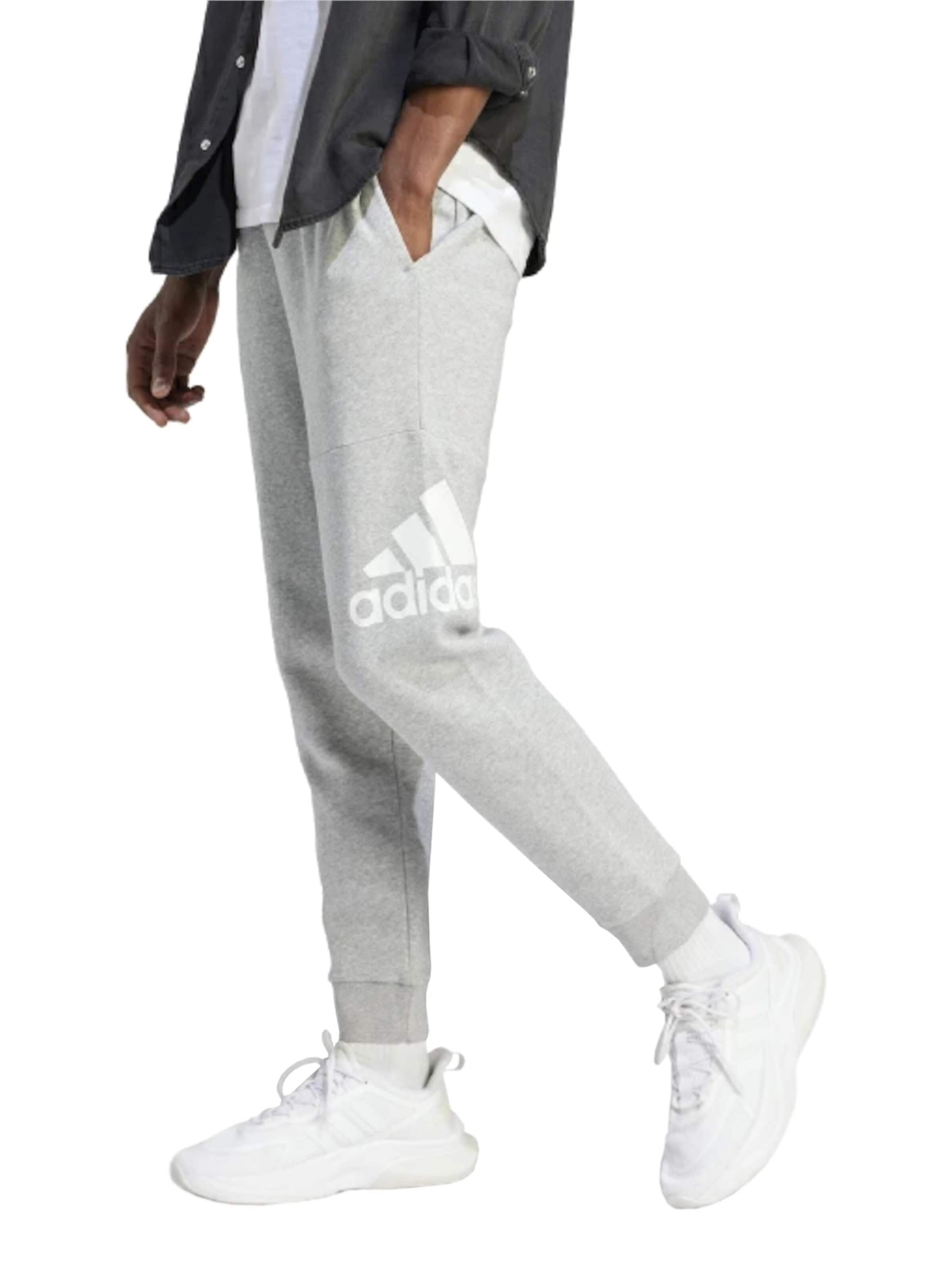 ADIDAS PERFORMANCE Regular Workout Pants in Grey: front