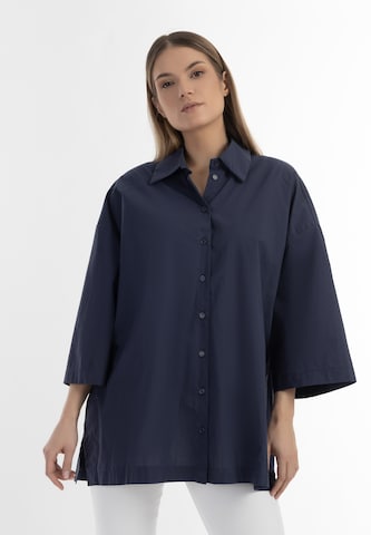 RISA Blouse in Blauw: voorkant