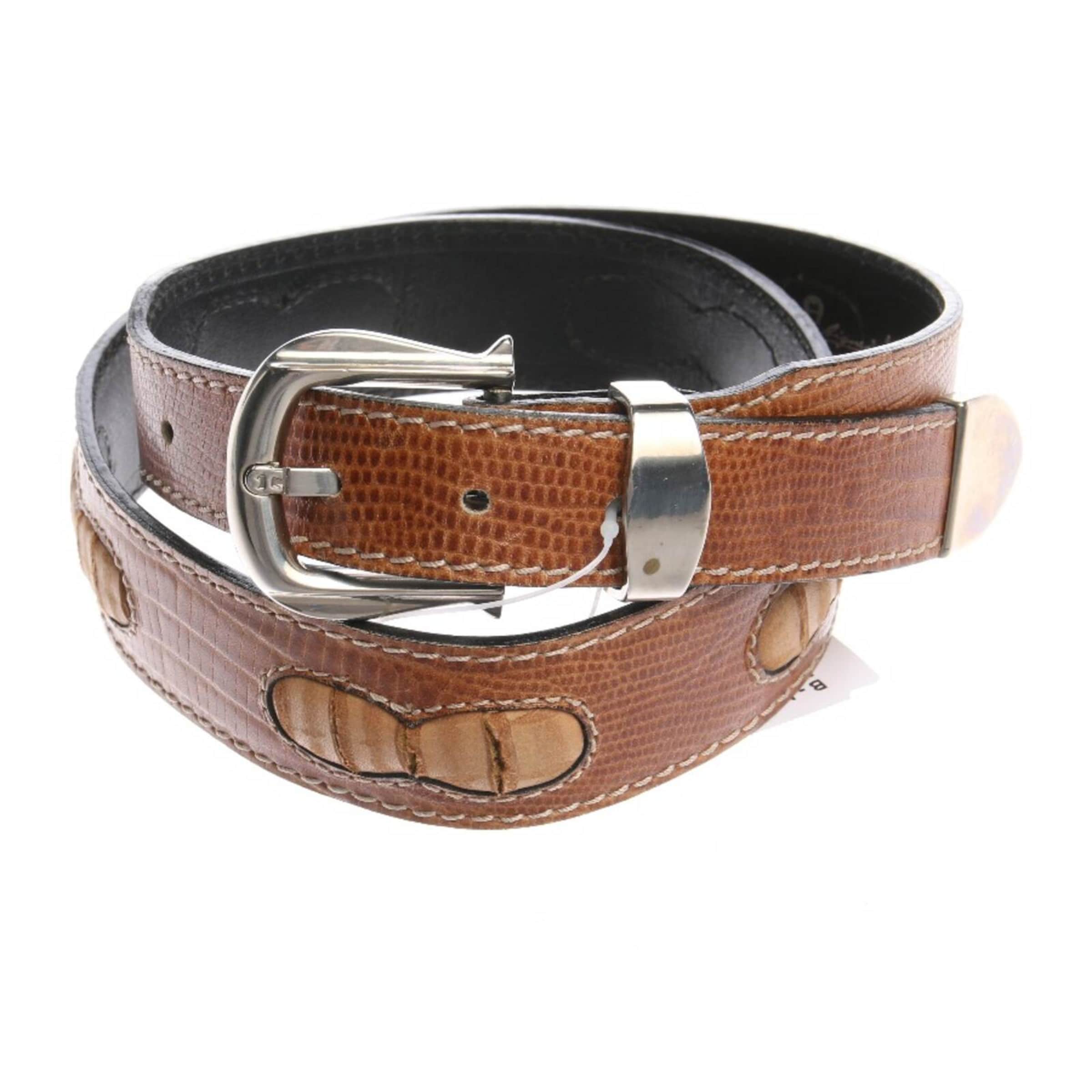 AIGNER Belt in M in Brown: front