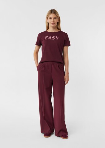 comma casual identity Shirt in Rood