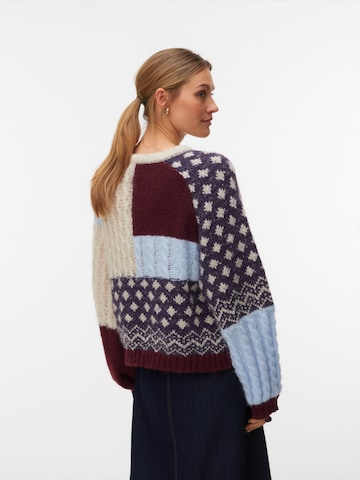 VERO MODA Pulover 'VMKRISTIN' | rdeča barva