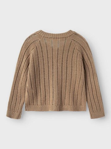 NAME IT Knit cardigan in Brown