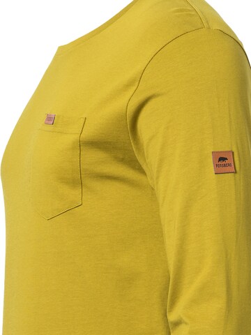 FORSBERG Sweatshirt 'Longsleeve mit Brusttasche' in Green