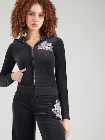 Juicy Couture Sweatjacka 'WRAP YOU UP' i svart