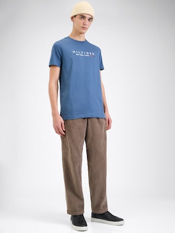 TOMMY HILFIGER Tričko 'NEW YORK' – modrá