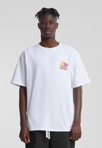 T-Shirt '1971' Starter en blanc : devant