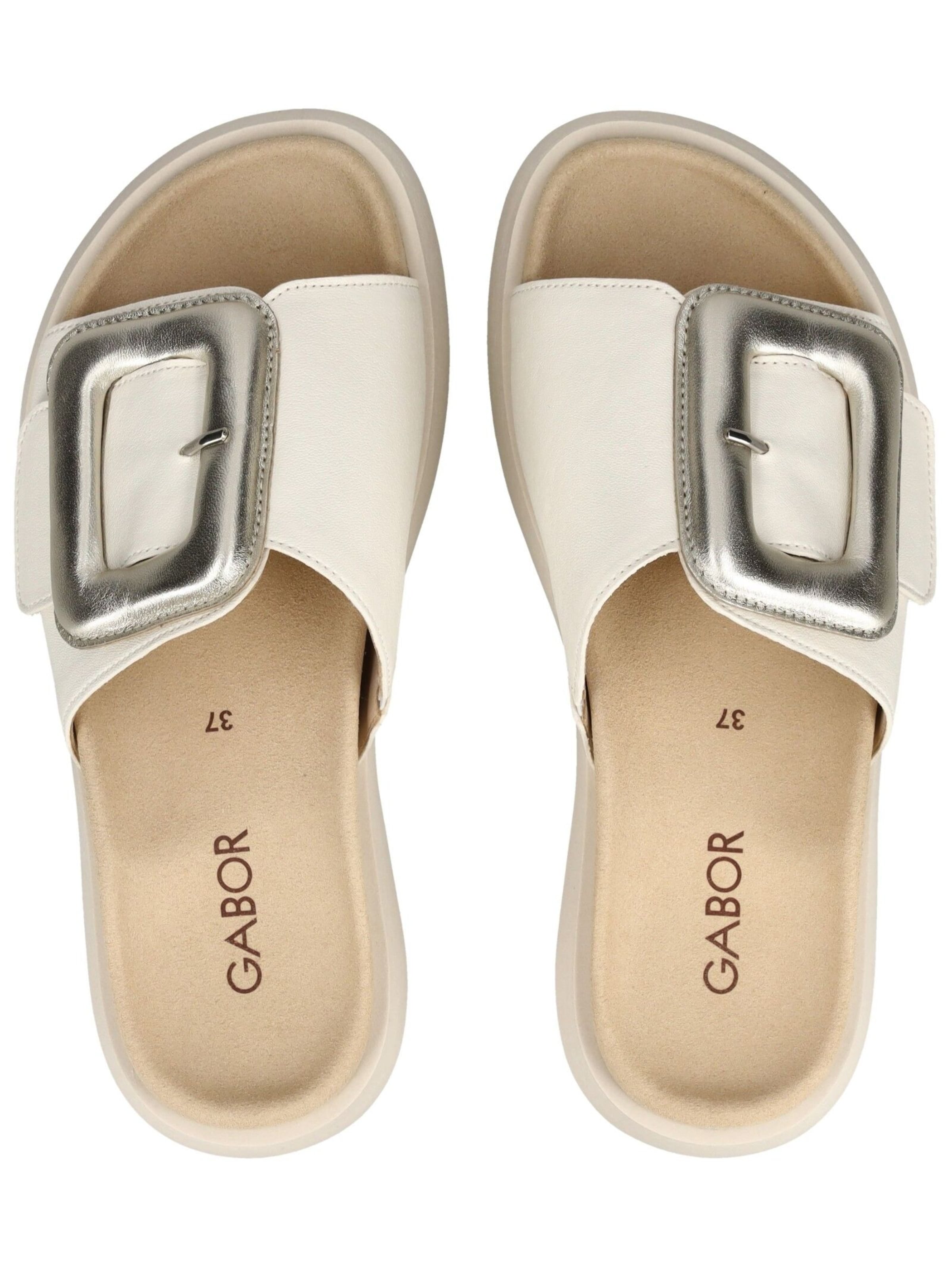 GABOR Pantolette in Weiß