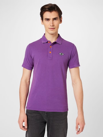 REPLAY Koszulka w kolorze fioletowy: przód