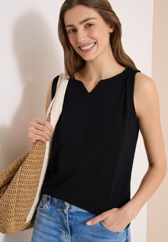 CECIL Top in Schwarz: Vorderseite