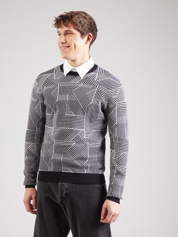 Pullover di Karl Lagerfeld in nero: frontale