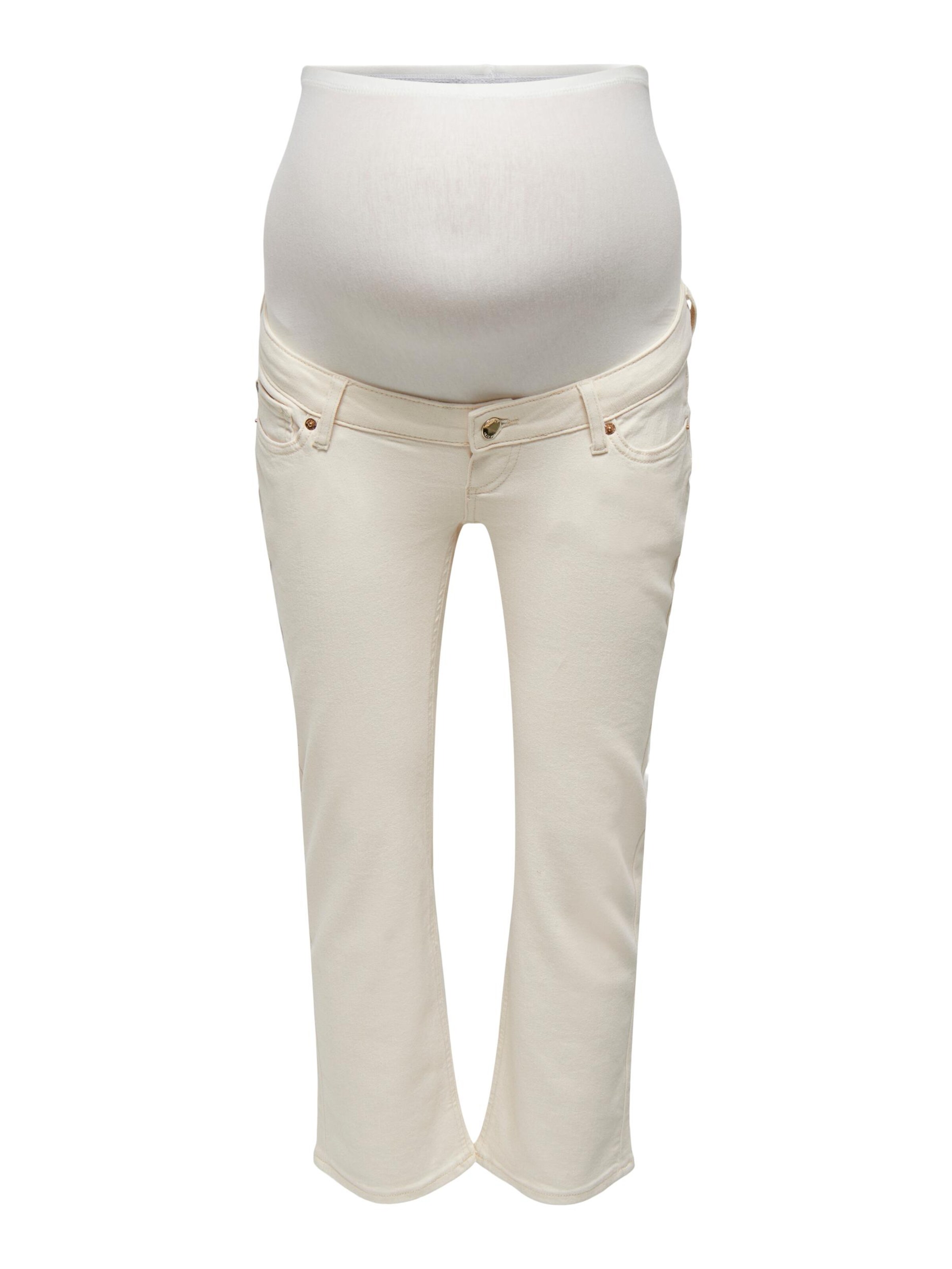 Only Maternity Boot cut Jeans 'KENYA' in White