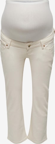 Bootcut Jean 'KENYA' Only Maternity en blanc