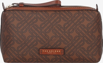 The Bridge Toiletry Bag 'Anna' in Brown: front