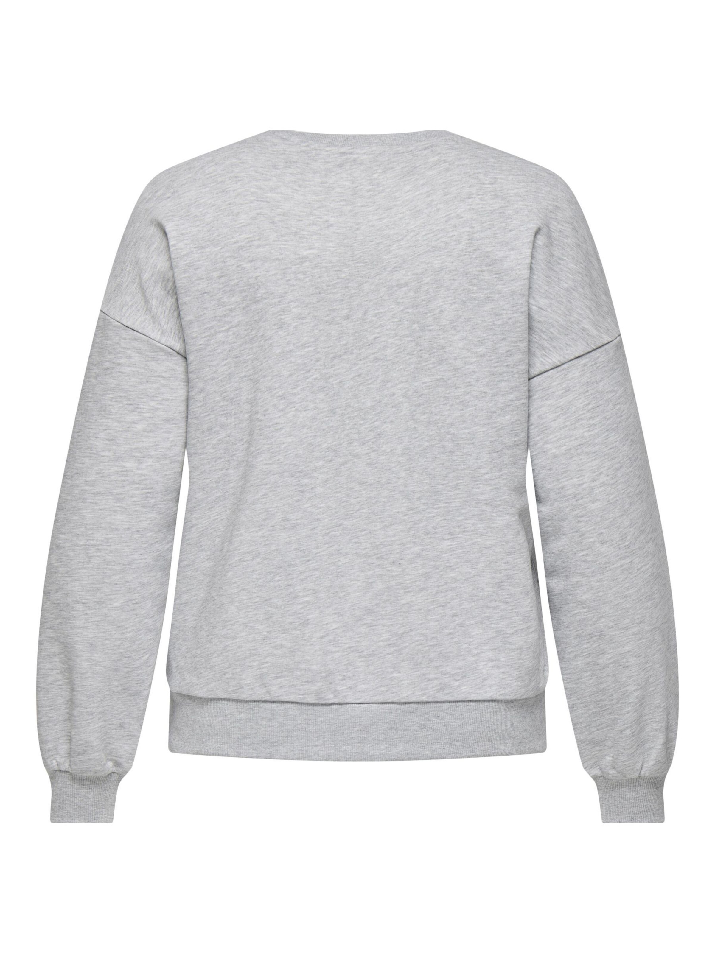ONLY Carmakoma Sweatshirt i grå