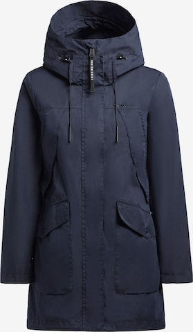 khujo Tussenparka in Blauw: voorkant