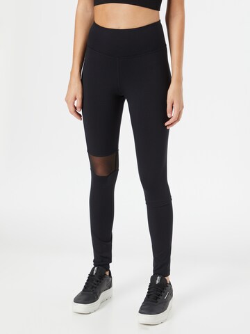 NEBBIA Skinny Sports trousers in Black: front