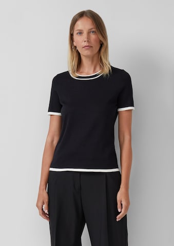 s.Oliver BLACK LABEL Trui in Zwart: voorkant