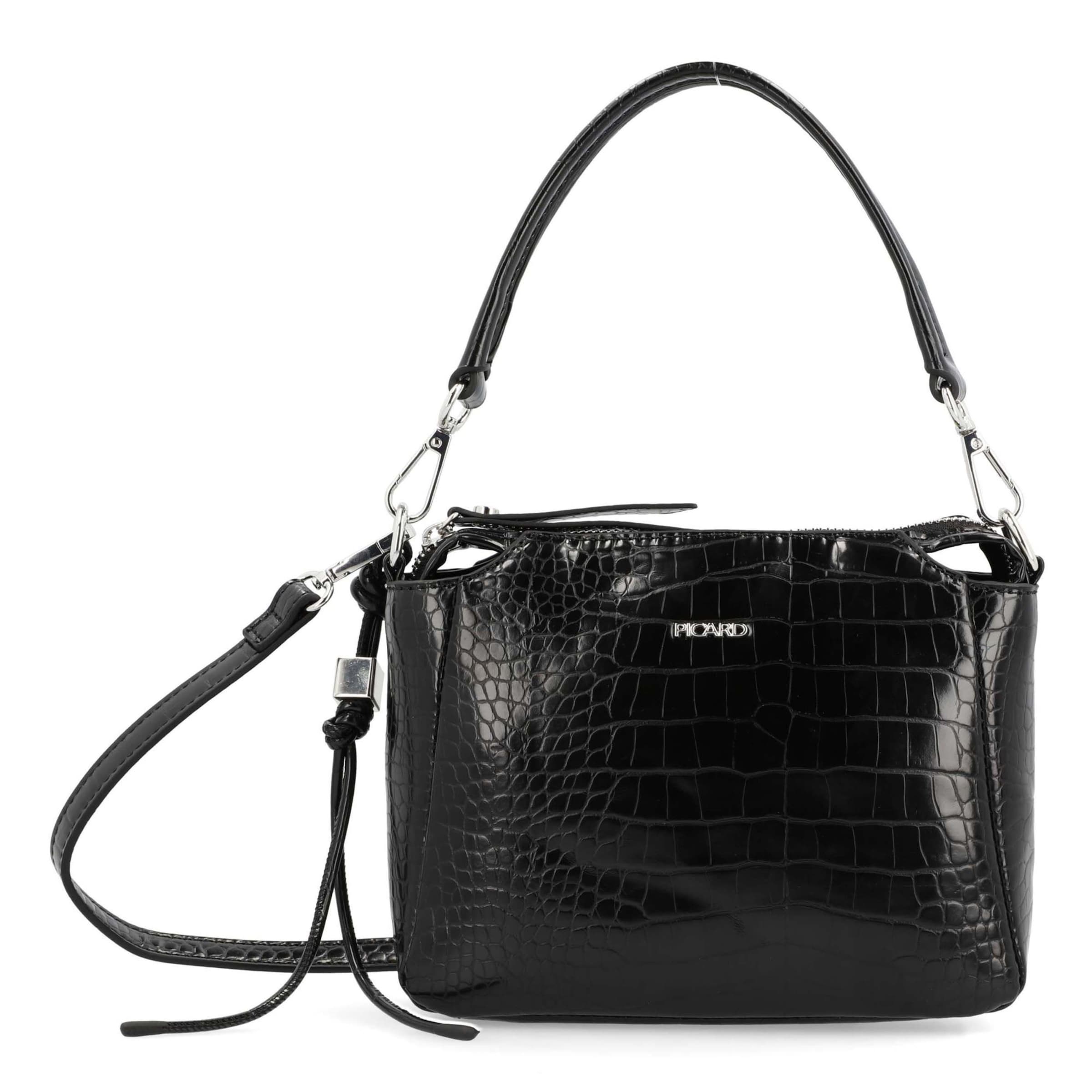 Picard Umhängetasche 'Wild Art' in Schwarz: Vorderseite