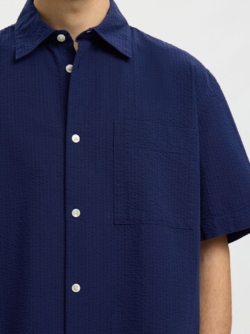 Fit confort Chemise SELECTED en bleu