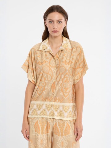Ana Alcazar Blouse 'Doremio' in Yellow: front